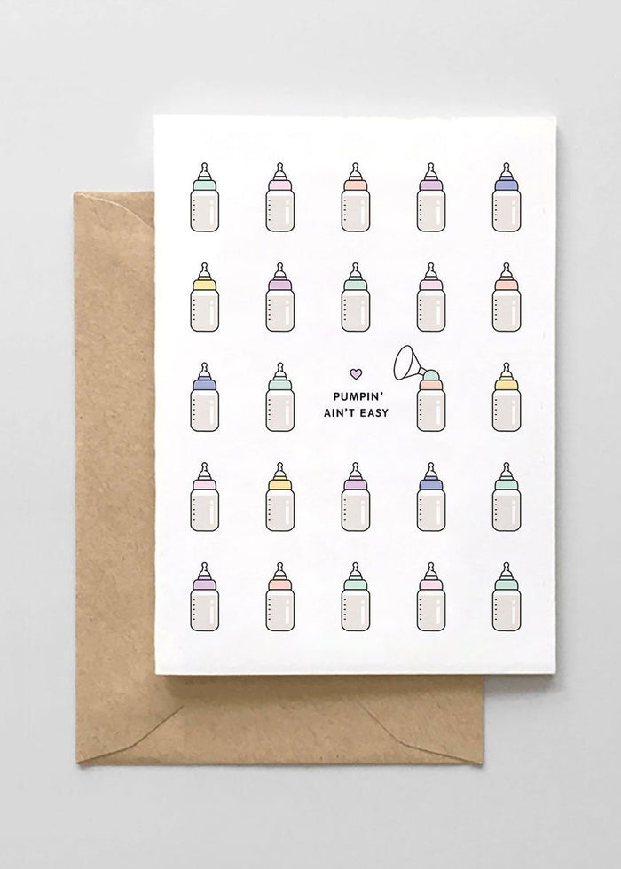 Pumpin' Ain't Easy Card