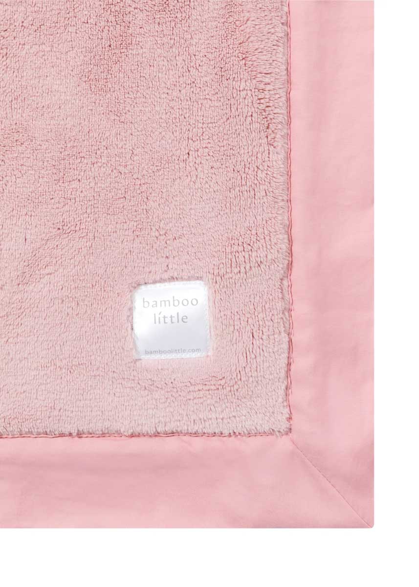 Dusty Rose Plush Security Blanket