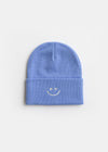 Adult Mad Hatter Smiley Cuff Beanie - Blue
