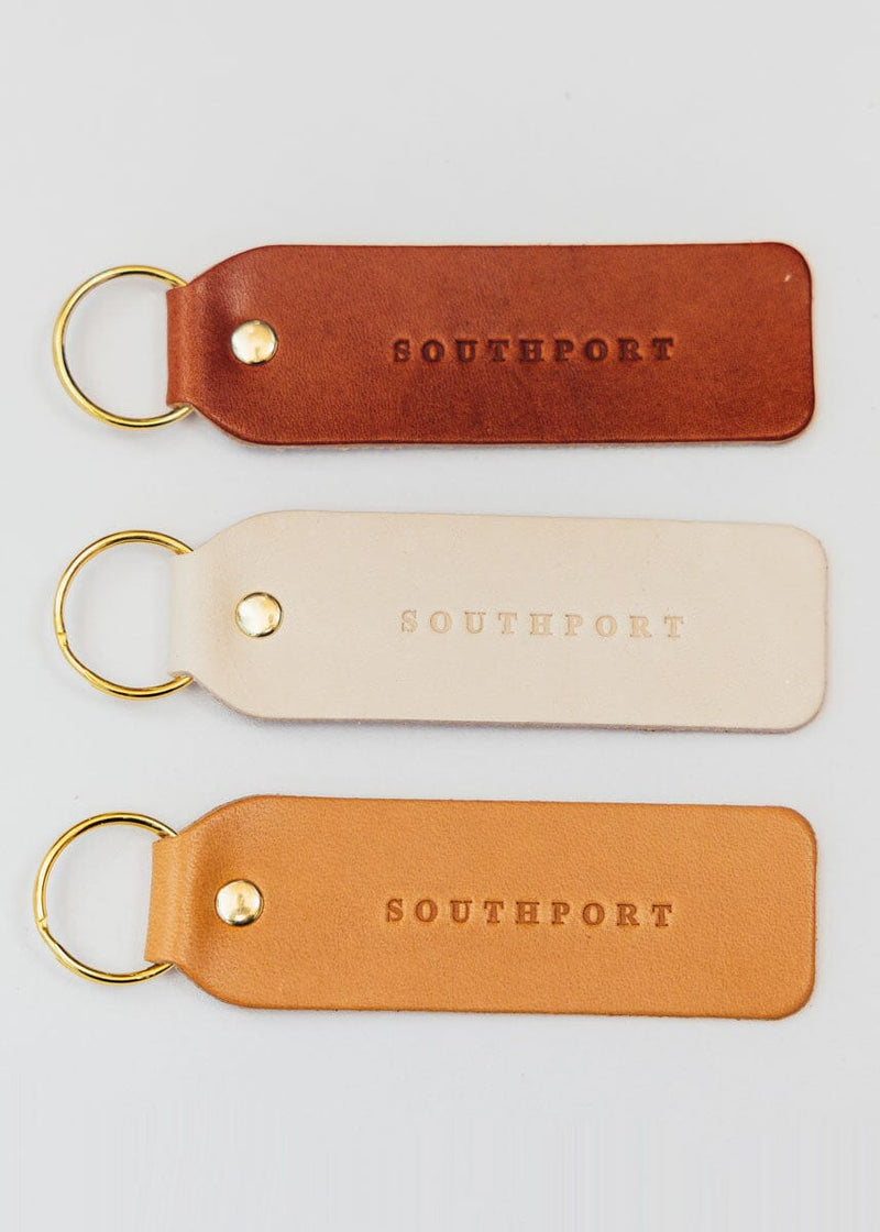 Hand Stamped Leather Keychain Southport – Alice Wonder