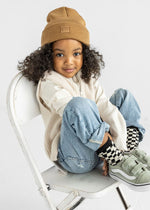 Toddler Mad Hatter Knit Cuff Beanie - Spice