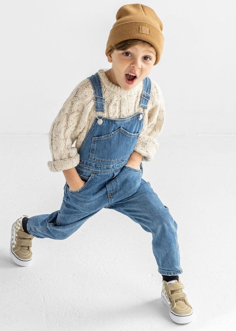 Toddler Mad Hatter Knit Cuff Beanie - Spice