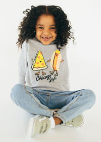 Chicago Style Toddler Sweatshirt - Heather Grey