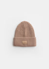 Toddler Mad Hatter Ribbed Knit Beanie - Taupe