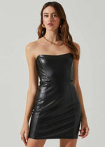 Carmen Mini Dress - Black