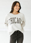 Chicago Classic Crew Sweatshirt - Vintage Stone