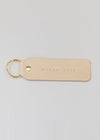 Hand Stamped Leather Keychain - Windy City