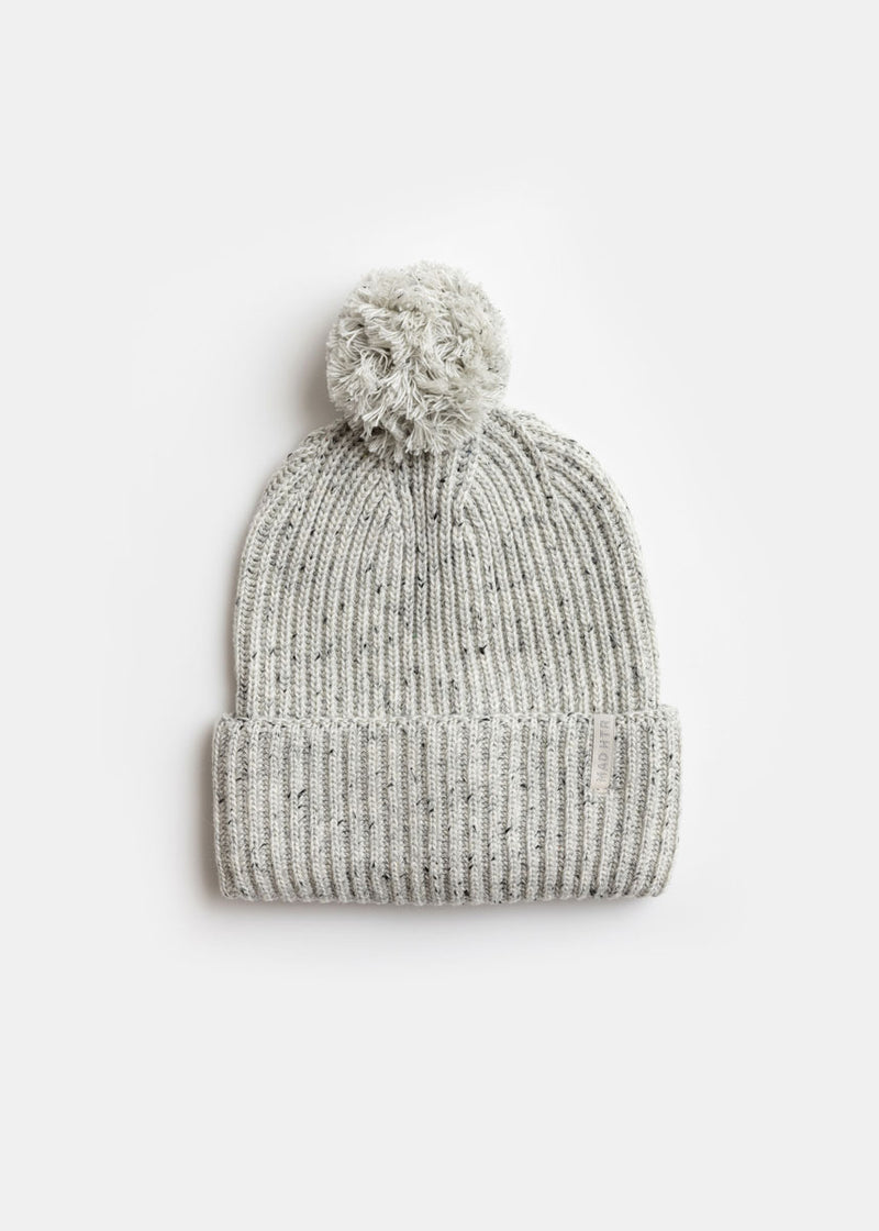 Youth Mad Hatter Speckled Knit Beanie - Grey