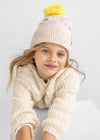 Youth Mad Hatter Checkered Beanie - Lavender