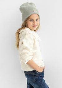 Youth Mad Hatter Knit Cuff Beanie - Sage