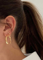 Socialite Stud Earrings - Rhinestone